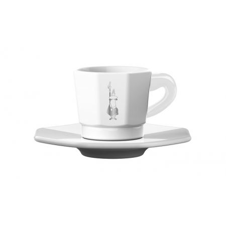 Комплект чаши Bialetti Moka, 4 части, бели
