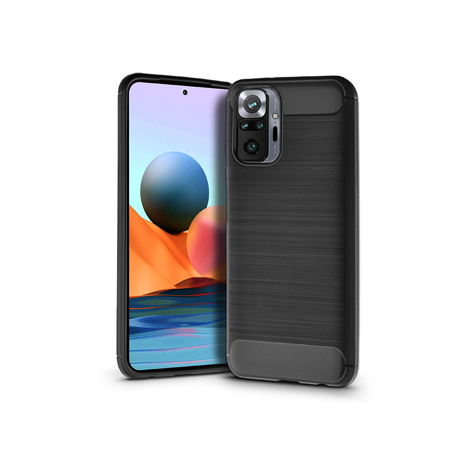 Xiaomi Redmi Note 10 Pro szilikon hátlap - Carbon - fekete (PT-6160)