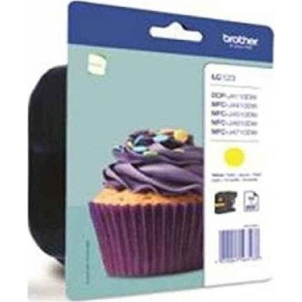 Brother LC123YBP atramentová náplň 1 kusov Originál Žltá