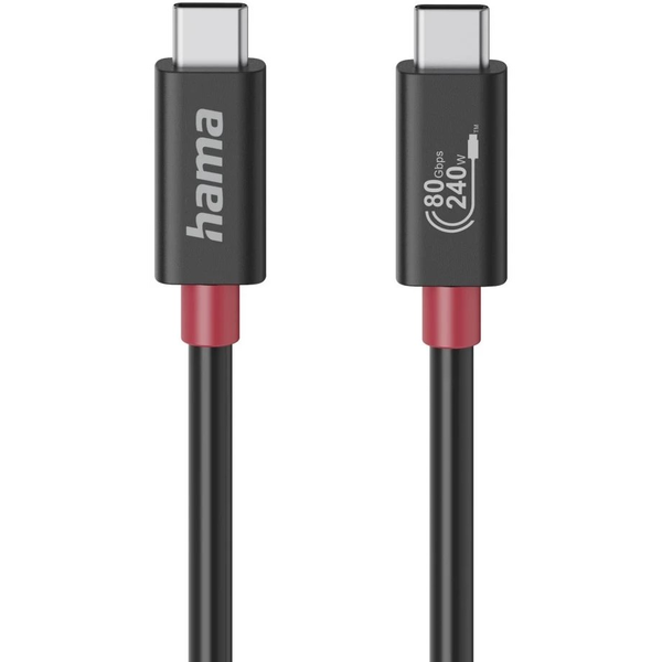 Hama 00200799 cavo USB USB4 Gen 4x2 1 m USB C Nero