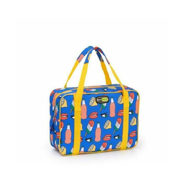 Gio'Style Evo Small Hűtőtáska - Kék/Mintás