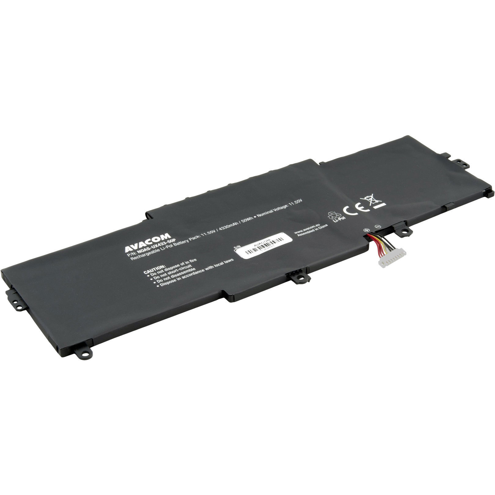 Avacom Asus ZenBook UX433 Li-Pol 11,55V 4330mAh 50Wh (NOAS-UX433-50P)