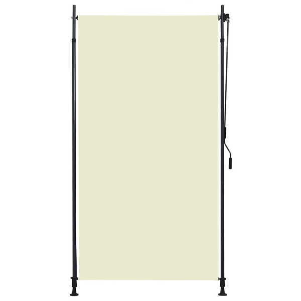 vidaXL Roleta zewnętrzna, 120x270 cm, kremowa
