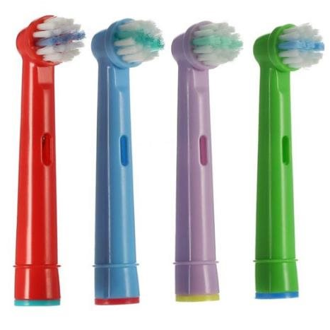 BMK, Oral-B fogkefékhez, 4 darab - kompatibilis az Oral-B EB10 Kids modellel (633)