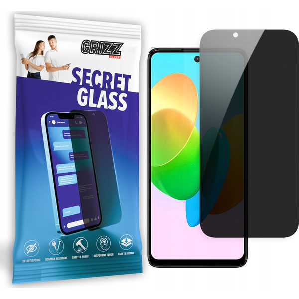  GrizzGlass Szkło prywatyzujące GrizzGlass SecretGlass do Tecno Spark 20C