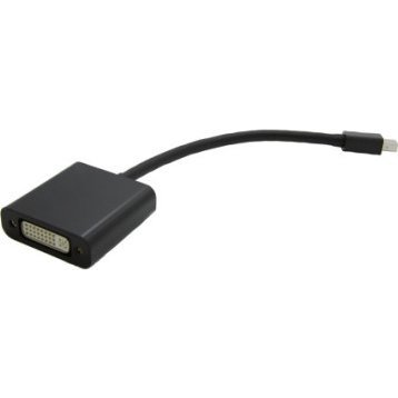 Value Mini DisplayPort / DVI Átalakító kábel Mini DisplayPort dugó, DVI-D 24+1 pólusú Aljzat 0.15 m Fekete 12.99.3128 DisplayPort kábel