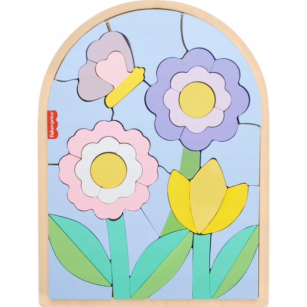 Fisher-Price HXT97 kirakós játék Keretes puzzle 38 db Növényvilág