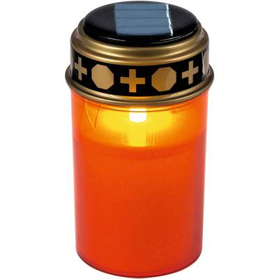 Heitronic 35960 Napelemes mécses LED Piros