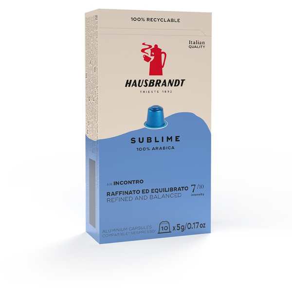 Kapsułki do Nespresso Hausbrandt Sublime 100% Arabica 10 szt