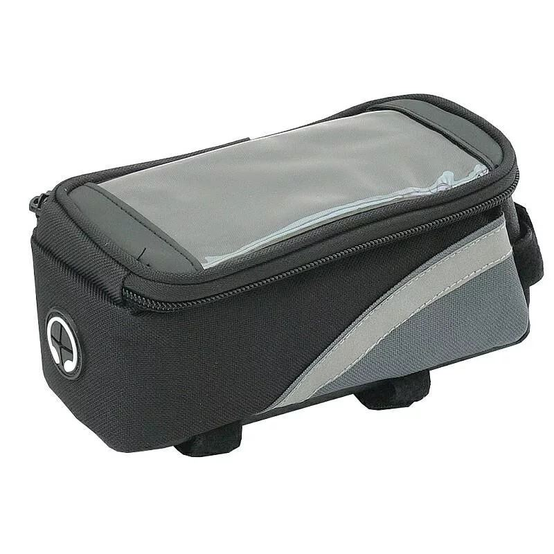 NovaBIK3 kerékpártáska kormányra okostelefon tokkal szürke (AN68473) (AN68473)