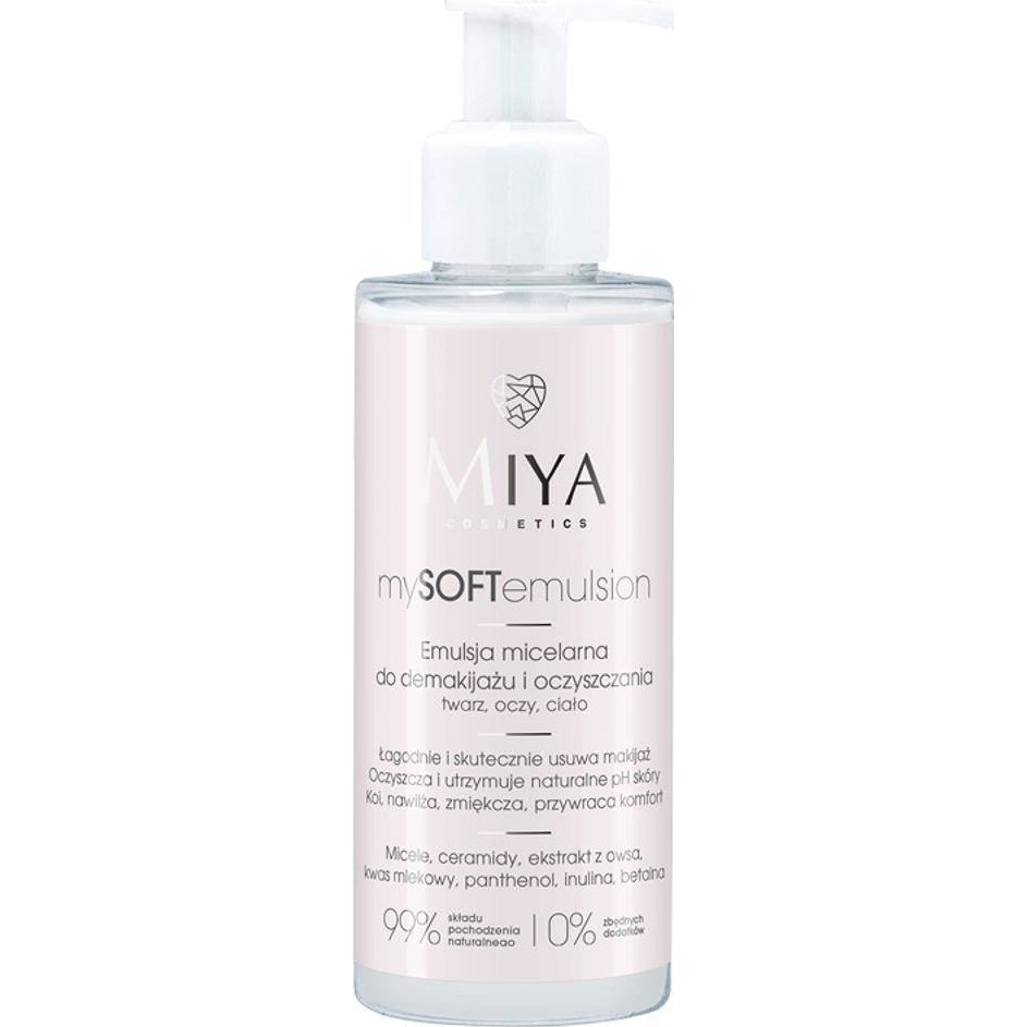 Miya mySOFTemulsion Emulsja micelarna do demakijażu i oczyszczania 140ml