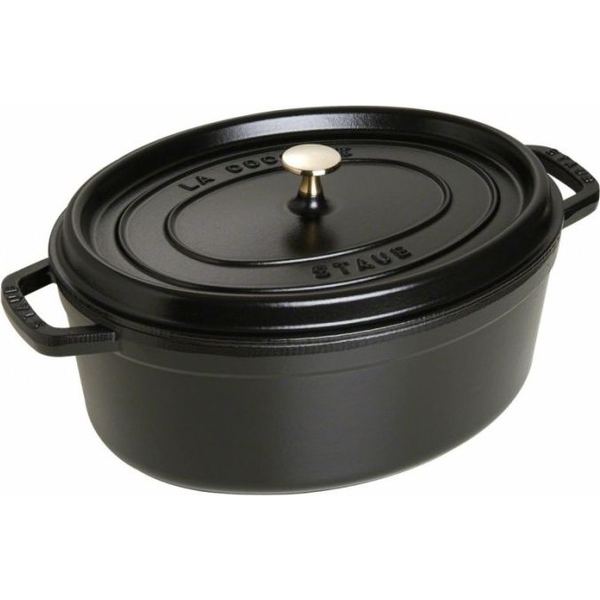 Staub Roaster oval 33cm 6,7l black Schwarz 40509-322-0 405093220 (40509-322-0)