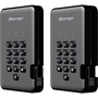 iStorage diskAshur PRO2 externý pevný disk 500 GB 5400 ot/min 2.5" USB Typ-A 3.2 Gen 1 (3.1 Gen 1) Čierna