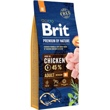  Brit Premium By Nature Adult M Medium 15kg