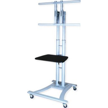 VALUE LCD-/TV-Rollstnder, 27-60 Zoll, bis 50 kg, silberfarben