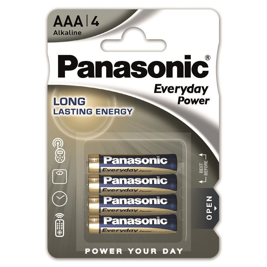 Panasonic 1.5V Alkáli AAA ceruza elem Everyday Power (4db / csomag) (LR03EPS-4BP) (LR03EPS-4BP)