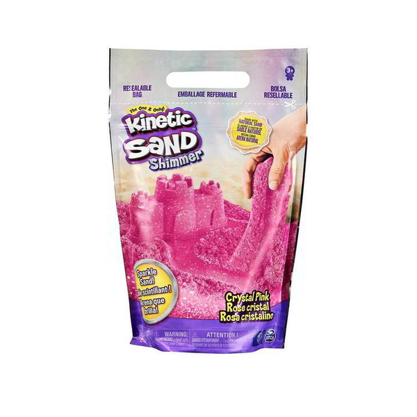 Kinetic Sand KNS RFL 2lb ShmrSdCrystal Pink GML
