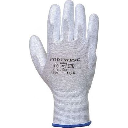 Guante Antiestático Con Palma De Pu Para Montajes Electrónicos