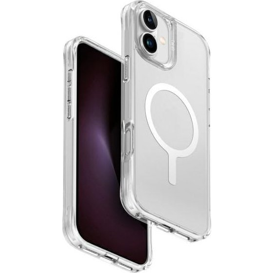 Uniq Lifepro Extreme Apple iPhone 16 Plus Magsafe szilikon tok, átlátszó/fehér (UNIQ-IP6.7(2024)-LXAFMCLR)