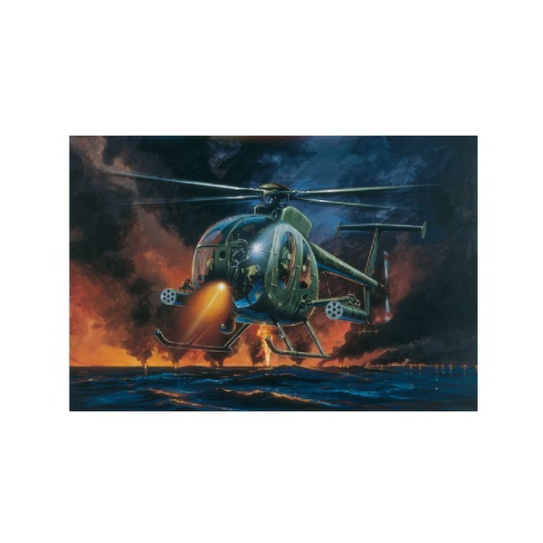 Italeri AH-6 Night Fox helikopter műanyag makett (1:72)