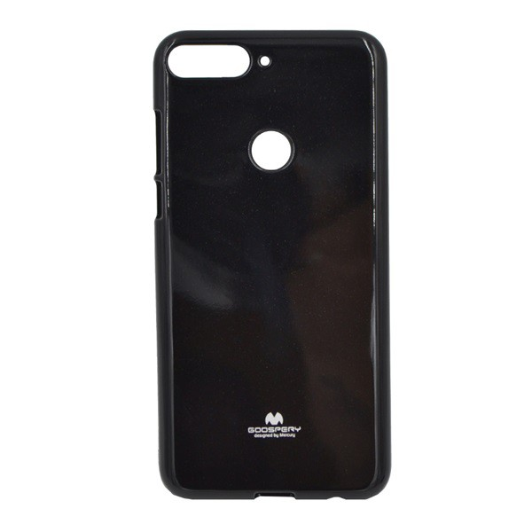 MERCURY Goospery szilikon telefonvédő FEKETE [Huawei Y7 Prime 2018 (Y7 2018)] (5996457794799)