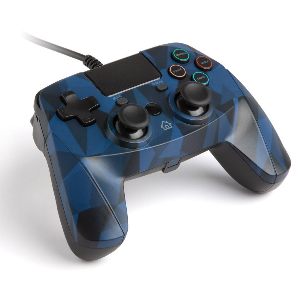 Snakebyte GAME:PAD 4 S vezetékes kontroller kék terepmintás (SB912399) (SB912399)