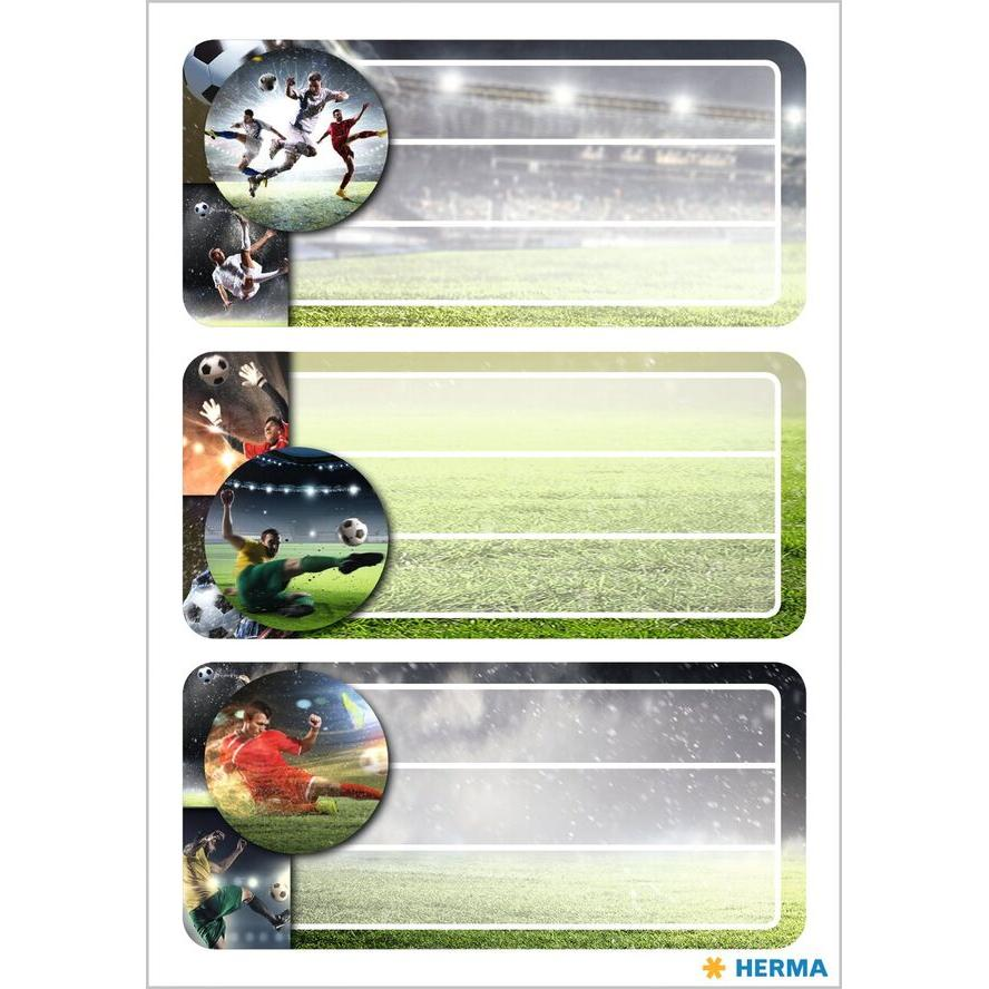 Školní samolepky - Fotbalisté 9ks (1763)