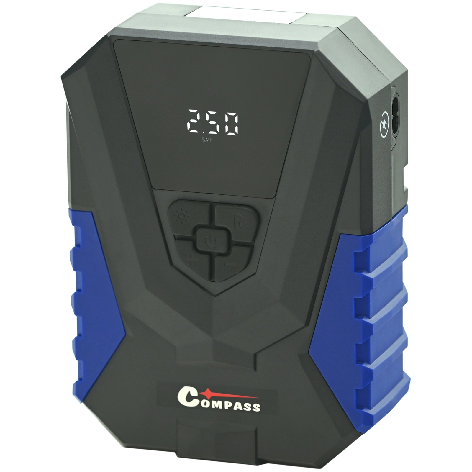 COMPASS Space Digitális kompresszor, 12/230 V, világítás + SOS funkció (8591686071887)