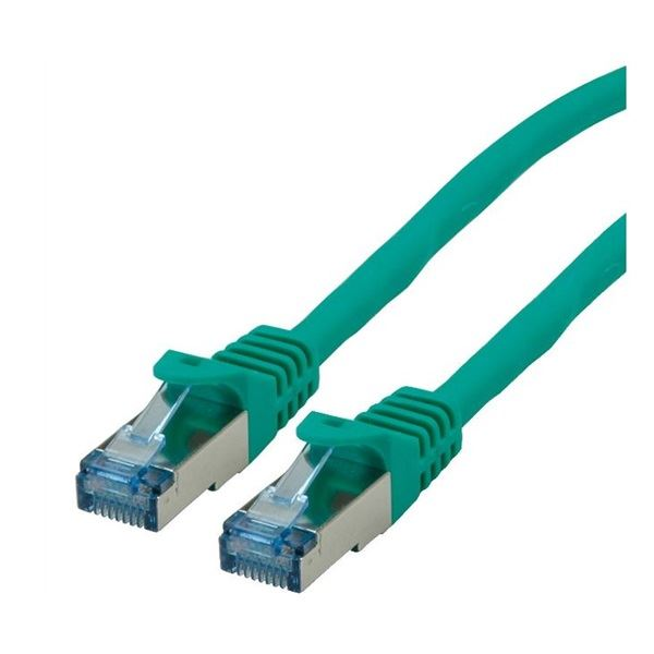 Patchcord Roline S/FTP 6a RJ45 / RJ45 2 m zelený