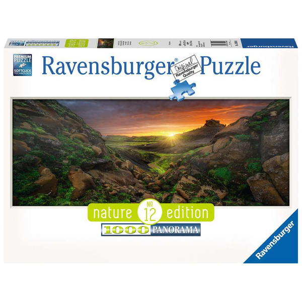 Puzzle Ravensburger ISLAND 1000 dílků Puzzle Slunce nad Isandií 150946