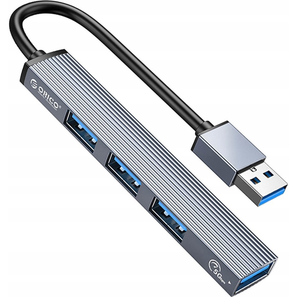 HUB USB Orico Orico Hub USB 5Gbps 1*USB-A 3.1, 3*USB-A 2.0, aluminiowy