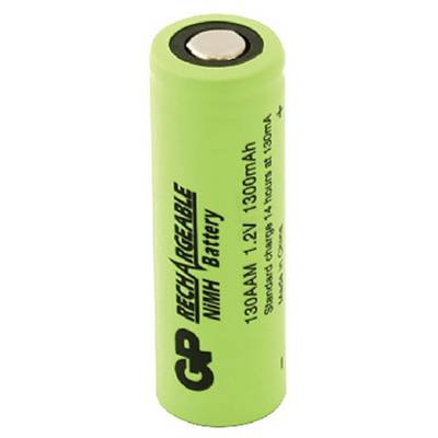 GP Mignon Akku, Flat-Top 1300mAh