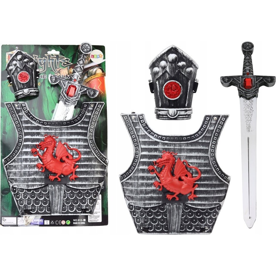 Outfit Szamuráj Lovag Jelmez Szett Armor Sword Csuklópánt 17872 (17872)