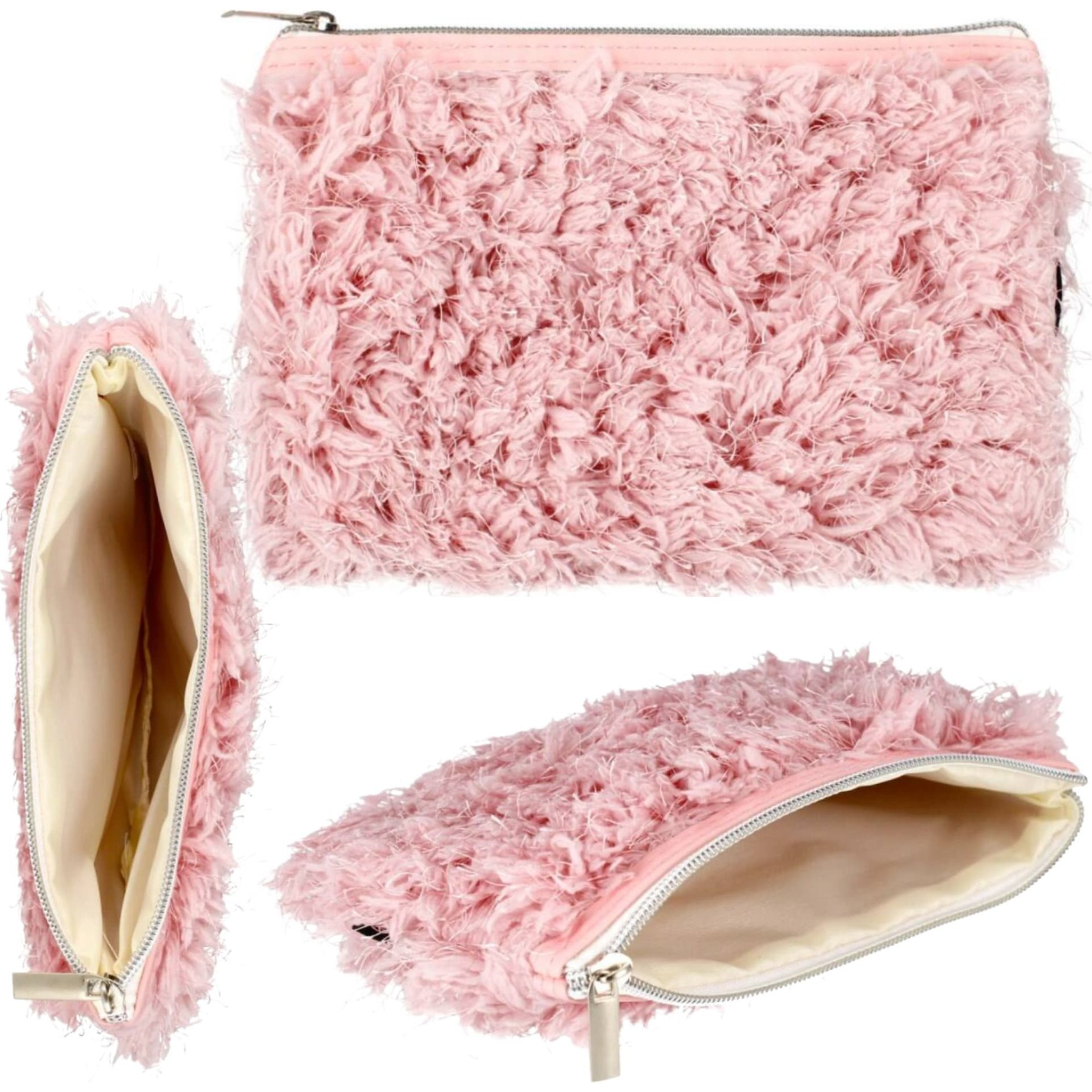 Starpak Szőrmés Tolltartó és Neszeszer - Pink (STK PIO554)