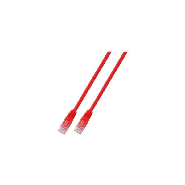 EFB RJ45 Patchkabel U/UTP, Cat.6, PVC, CCA, 0,25m, rot (K8100RT.0,25)