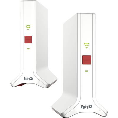 FRITZ!Repeater Mesh Set 4200 Netværksgentager 4200 Mbit/s Rød, Hvid