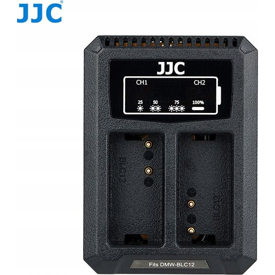 JJC USB Dual Battery Charger DCH-BLC12