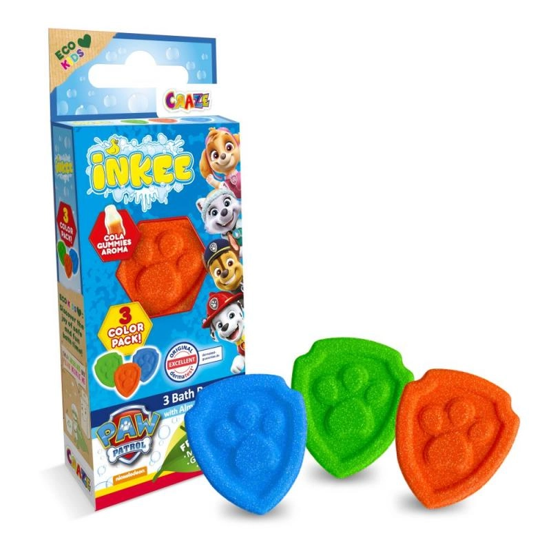 Craze 3 darabos Mancs őrjáratos fürdőbomba csomag - Színes (277078)