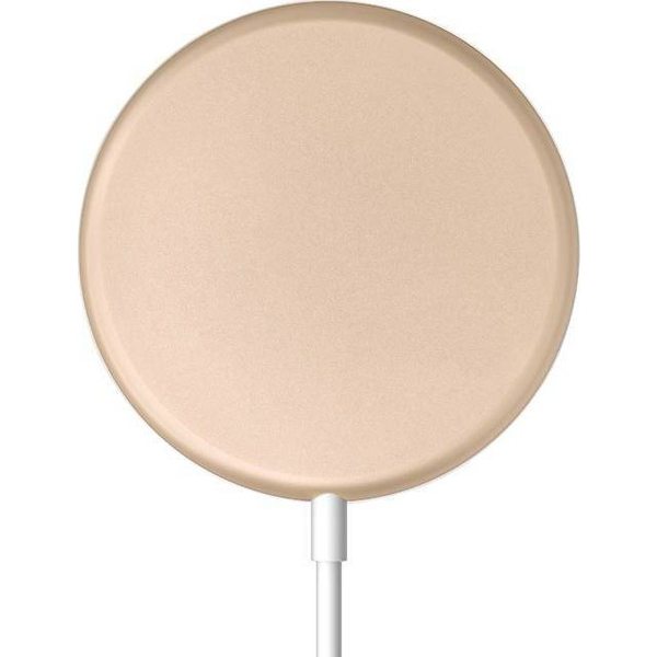 Безжично зарядно, Crong, 15W, злато