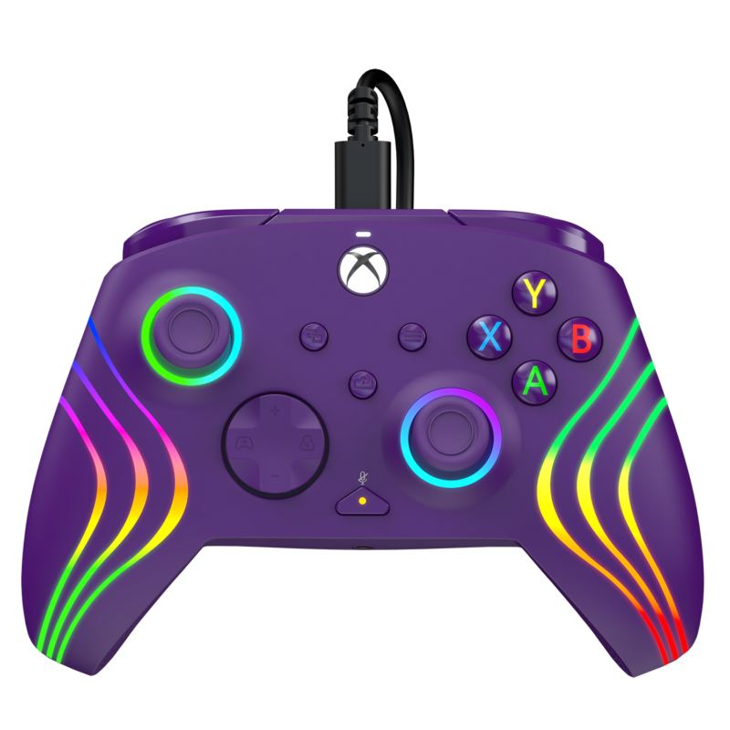 PDP Afterglow Wave Xbox Series X/S vezetékes kontroller lila (049-024-PR) (049-024-PR)