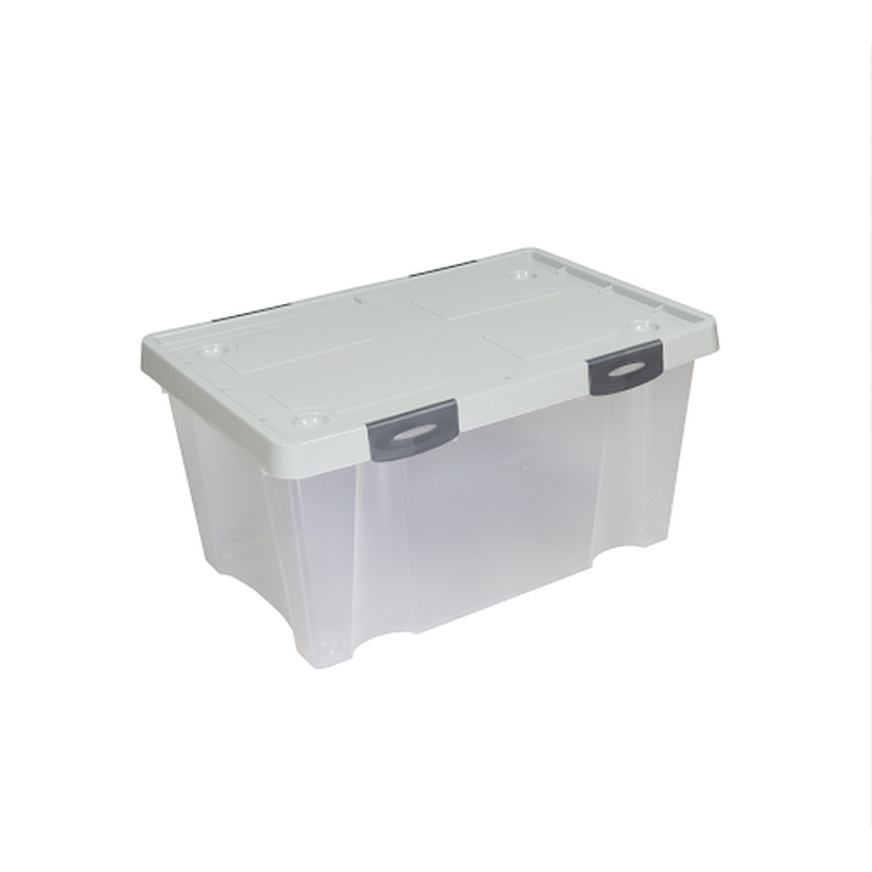 Flair Uni-box 600 Műanyag Tárolódoboz 45L - Világosszürke (80104)