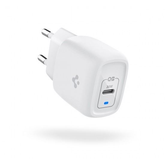 Spigen PowerArc PE2009 hálózati töltő adapter Type-C 20W fehér (ACH02071) (ACH02071)