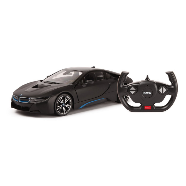 REMOTE CONTROL CAR BMW I8 BLACK SCALE 1 TO 14