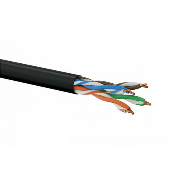 A-LANtec U/UTP CAT5e Installációs kábel 305m - Fekete