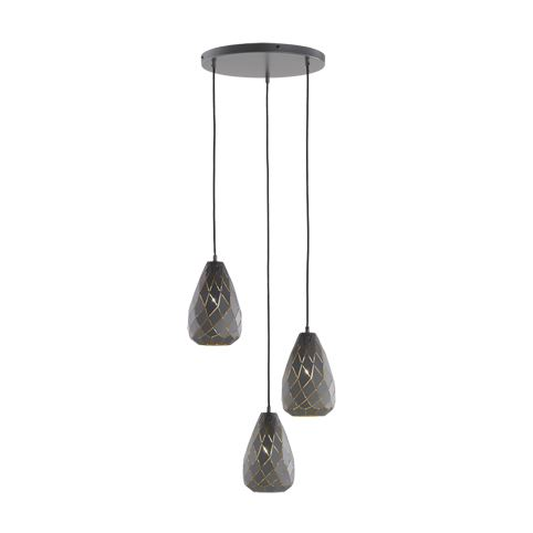 Trio 301300342 Onyx 42W antracit függesztett lámpatest (t301300342)