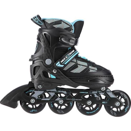 Rolki Nils Extreme NA11002 rekreacyjne regulowane czarne r. 39-42
