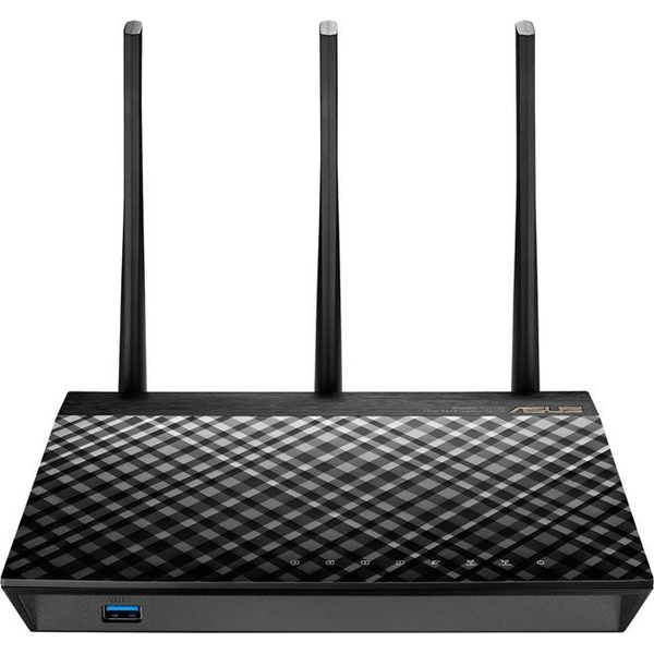 ASUS RT-AC1900U router wireless Gigabit Ethernet Dual-band (2.4 GHz/5 GHz) Nero