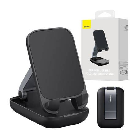 Baseus telefonállvány tükörrel fekete (B10551500111-00) (B10551500111-00)