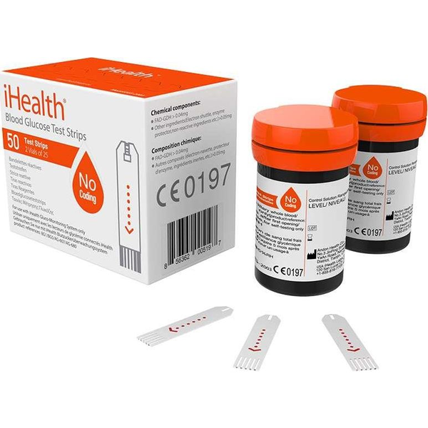 Ihealth Egs-2003 Vércukorszint Tesztcsíkok - 2 x 25 db