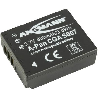 CGA-S007E, CGA-S007 Panasonic kamera akku 3,7V 800 mAh, Ansmann (5022963)